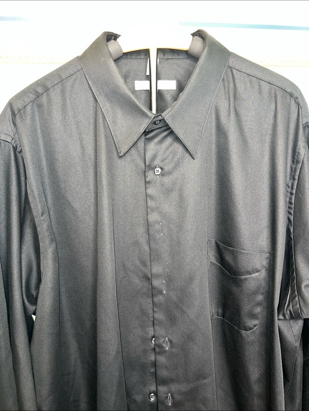Geoffrey Beene Men's Black Long-Sleeve Dress Shirt - Picture 3 of 6